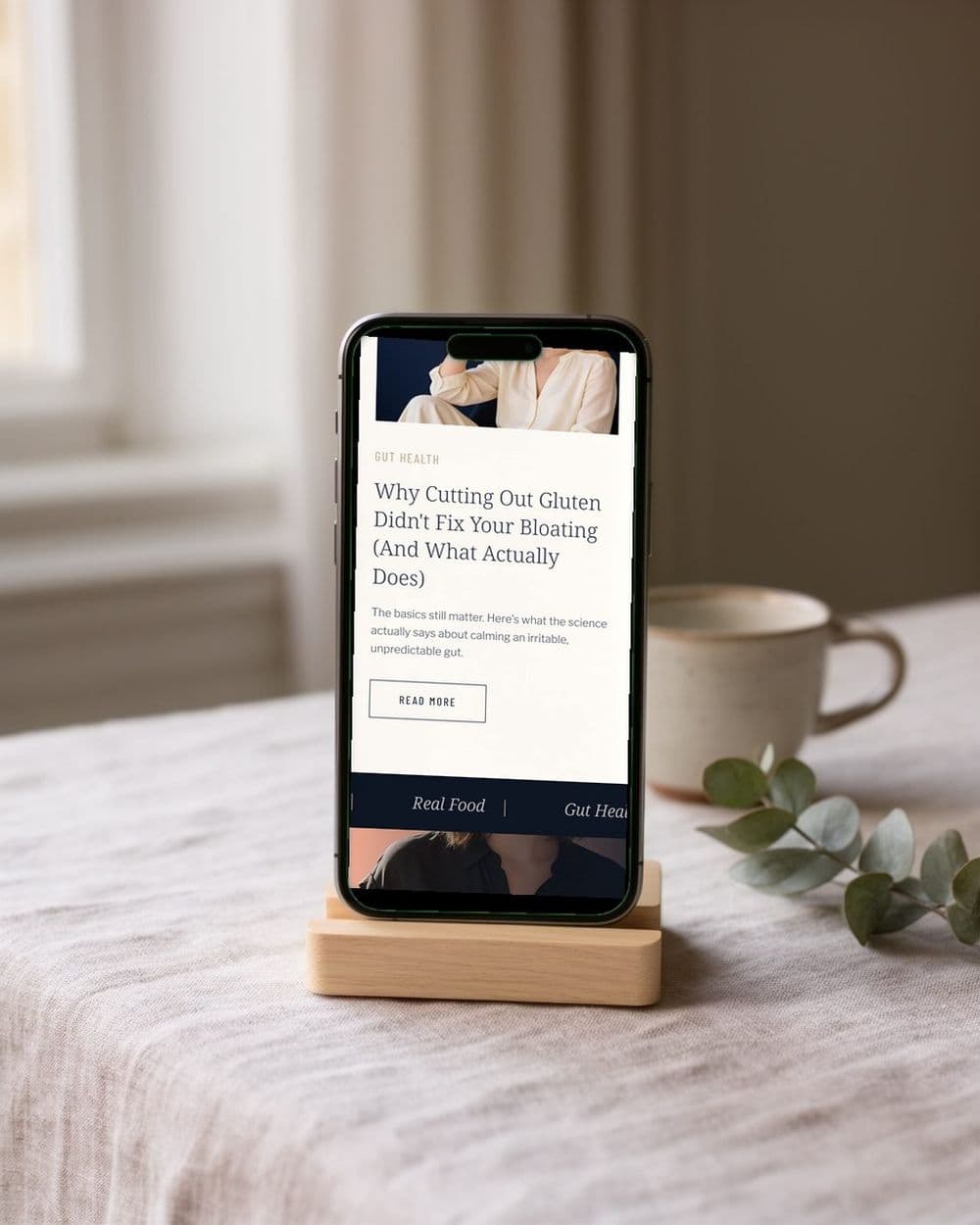 The Isla Fraser design on a phone