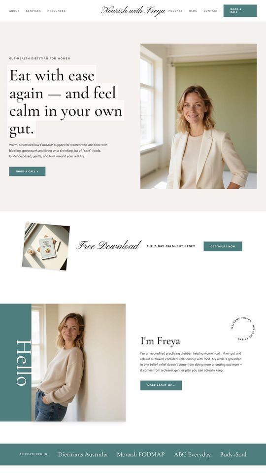 Freya Lindholm demo site
